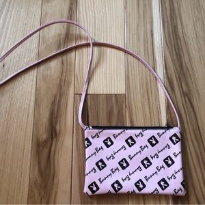 Vintage Playboy Bunny Bag Light Pink Small Zipper Bag